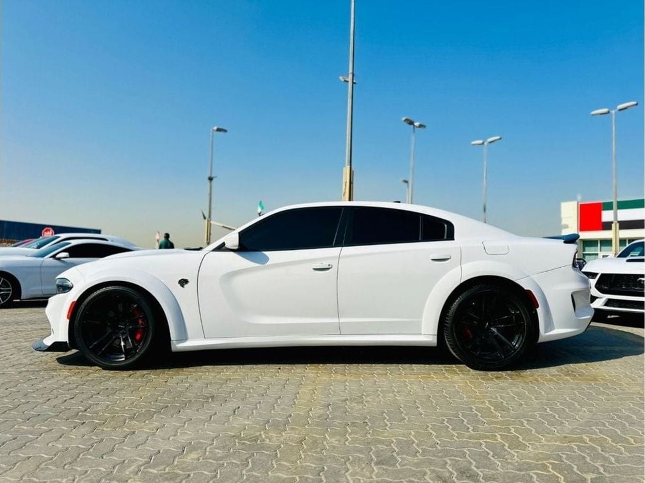 Dodge Charger SRT HELLCAT WIDEBODY SRT Hellcat 6.2L (707 HP) | Monthly AED 3130/- | 0% DP | Blindspot | Memory Sea