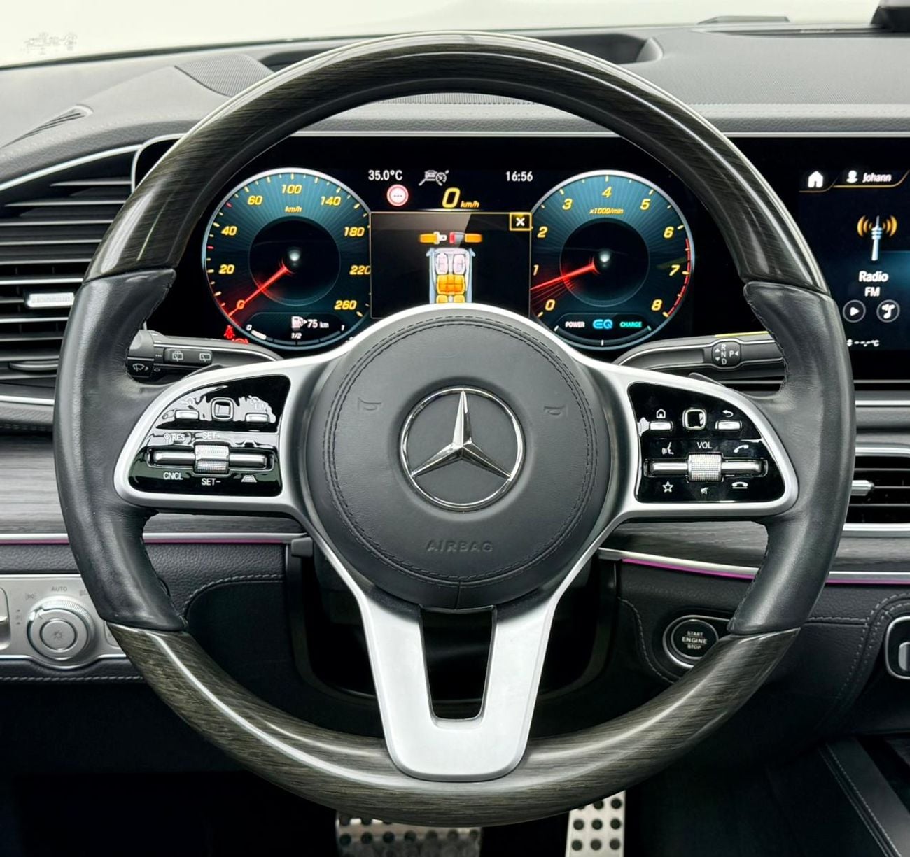 Mercedes Benz GLS580 2021 Mercedes GLS-580 4Matic, 1 Year Unlimited Km Warranty, Full Service History, GCC