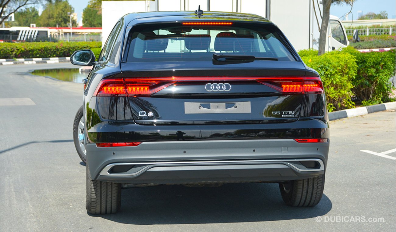 Audi Q8 2020YM Quattro 3,0 TFSI. 340 h.p. Automatic ,For local +10%- white available- الى جميع الوجهات