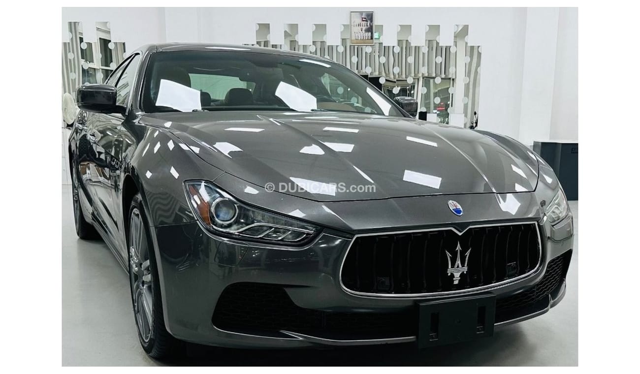Maserati Ghibli GCC .. FSH .. S .. V6 ..perfect Condition