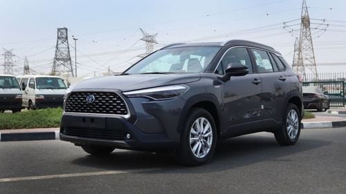 Toyota Corolla Cross hybrid full option 1.8 ltr GCC--sunroof-RADAR-lane change assist-adaptive cruise cntrol-dual tone-le