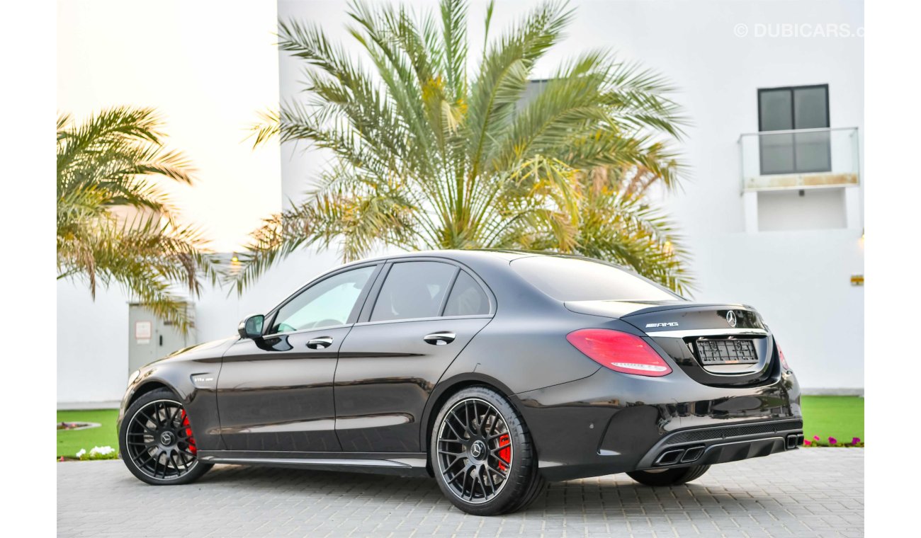 Mercedes-Benz C 63 AMG New Shape- Full Agency Service History! - AED 4,289 Per Month - 0% DP