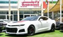 شيفروليه كامارو Camaro RS V6 2017/Original Airbags/ZL1 Kit/Leather Seats/Very Good Condition