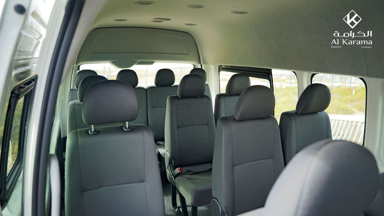تويوتا هاياس 2.5L Diesel High Roof Van with 16 Seats - Power Window - Sliding Door - Manual Drive