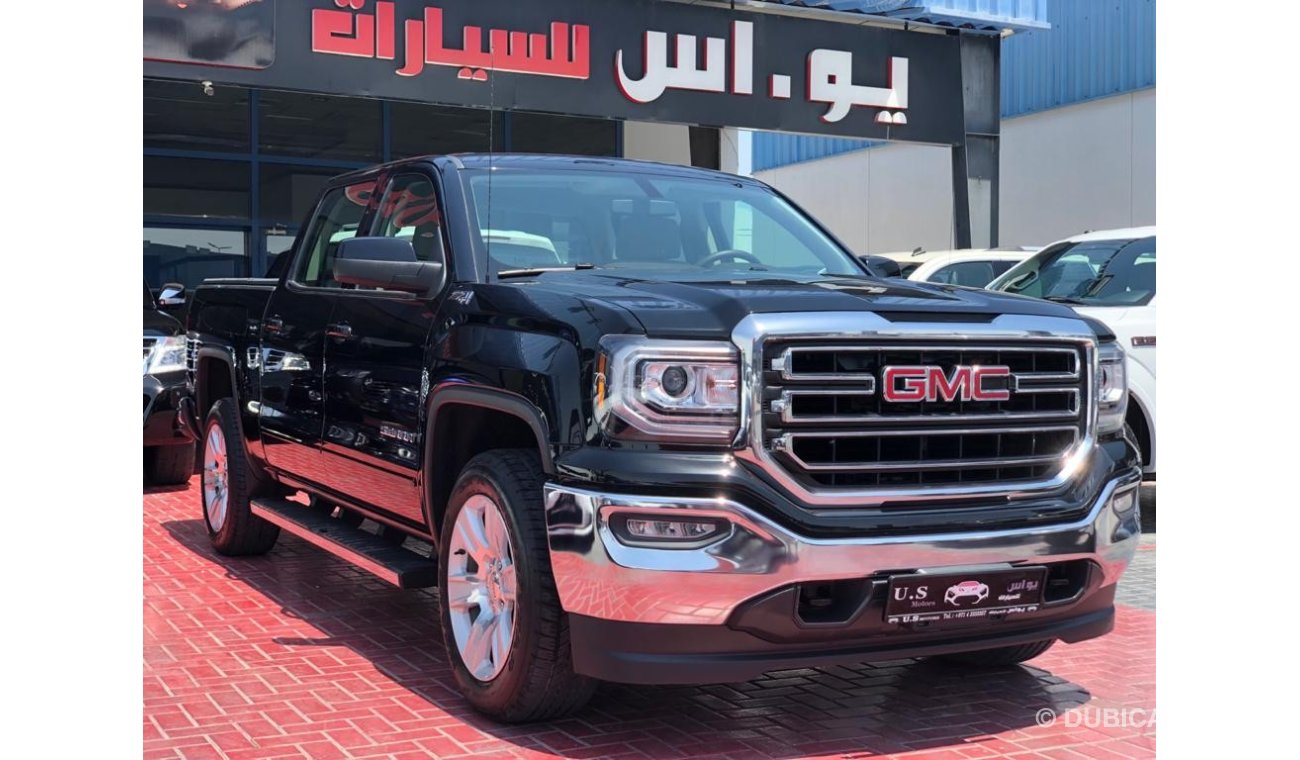 جي أم سي سييرا Z71 4X4 D/CABIN 2018 GCC LOW MILEAGE WITH AGENCY WARRANTY IN MINT CONDITION