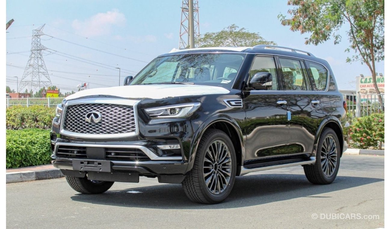 إنفينيتي QX80 الإصدار الأسود 8