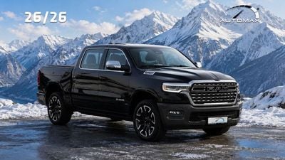 رام 1500 Limited Longhorn Crew Cab Hurricane H.O 3.0TT (For Export , НА ЭКСПОРТ) PY 26/26 Crew Cab Hurricane H.O 3.0TT GCC Без пробега