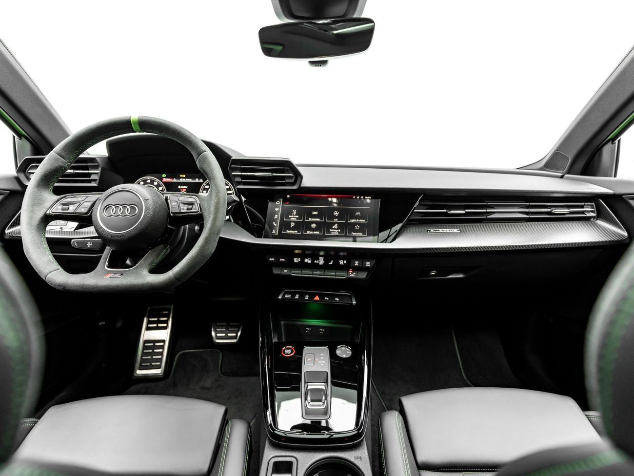 Audi RS3 TFSI quattro 2.5L Sedan 2024 Audi RS3, 2028 Audi Warranty + Service Contract, Kyalami Green, Low KMs