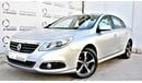 Renault Safrane 2.5L V6 PE 2016 GCC SPECS DEALER WARRANTY