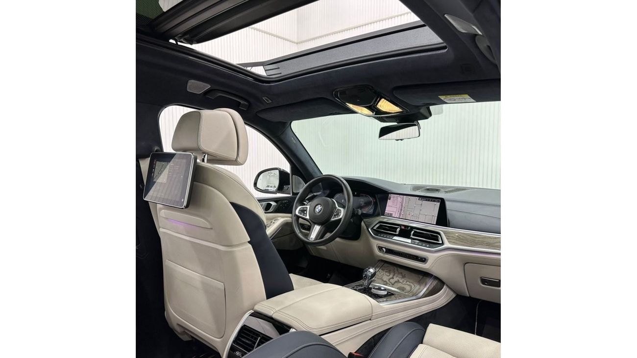 بي أم دبليو X7 2019 BMW X7 xDrive50i M-Sport Masterclass, Aug 2024 Warranty + Aug 2027 Service Pack, Full Option
