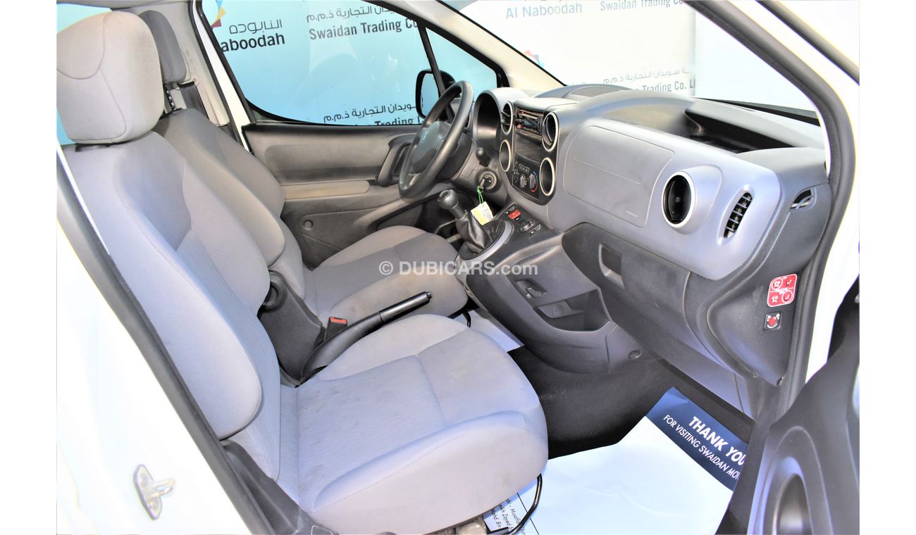 Peugeot Partner Tepee 1.6L MANUAL 2017 GCC AGENCY WARRANTY UP TO 2022 OR 100,000KM