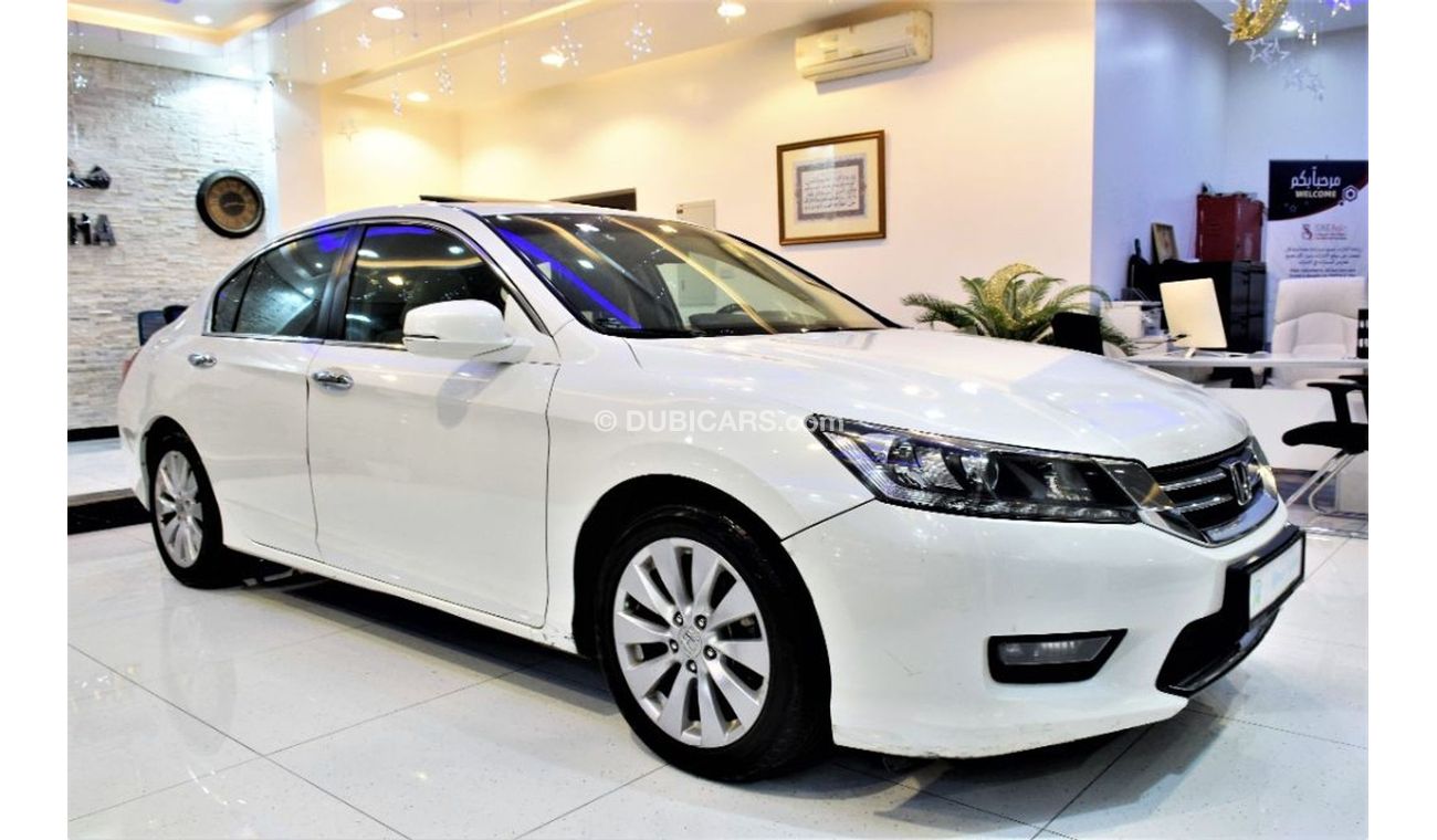 هوندا أكورد Amazing Honda Accord 2014 Model!! in White Color! GCC Specs