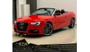 أودي A5 2016 Audi A5 50TFSI S-Line Cabriolet, Audi Warranty-Service Contract, GCC