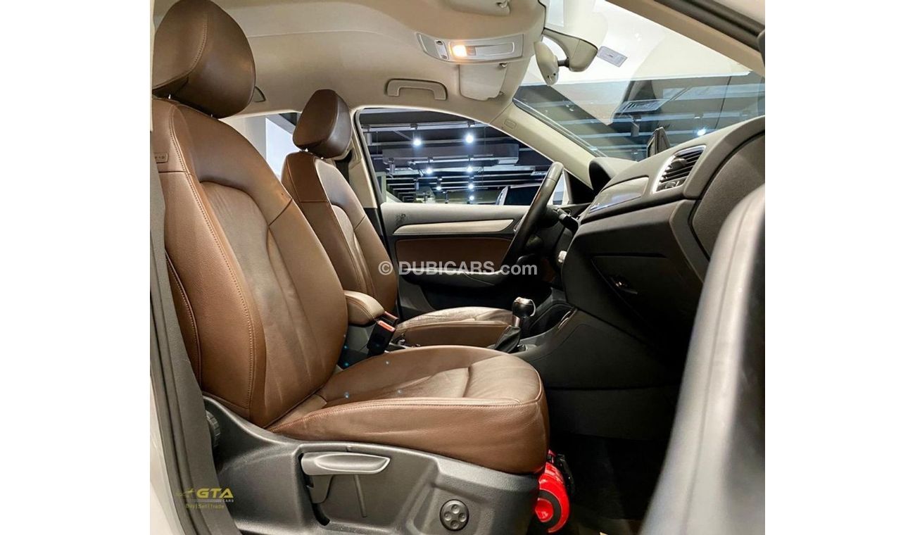 Audi Q3 2016 Audi Q3 35TFSI S-line Quattro, Warranty-Service Contract, GCC