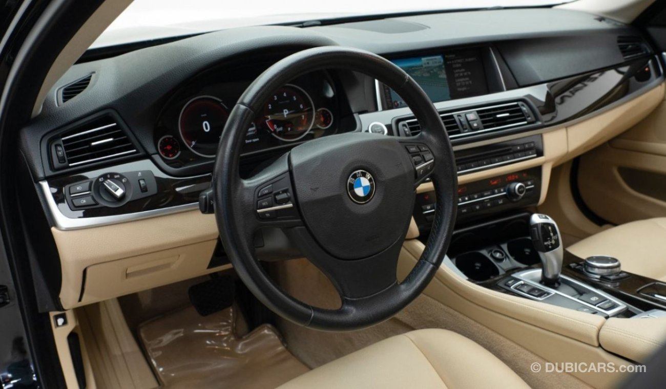بي أم دبليو 520 BMW 520i M SPORT, MODEL 2015, GCC SPECS,  NO ACCIDENT, NO PAINT