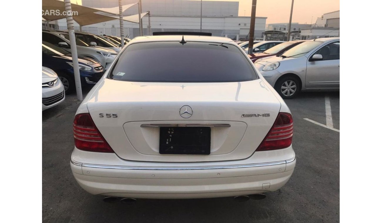 مرسيدس بنز S 55 مرسيدس بنز 2004 S55 وارد اليابان خليجي بدون صبغ نظيفه جدا بحالة الوكاله بها اعلى المواصفات