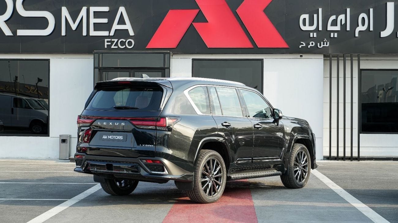 Lexus LX 600 F-Sport 3.5L Black 5 SEATS 2025 MY EXPORT PRICE