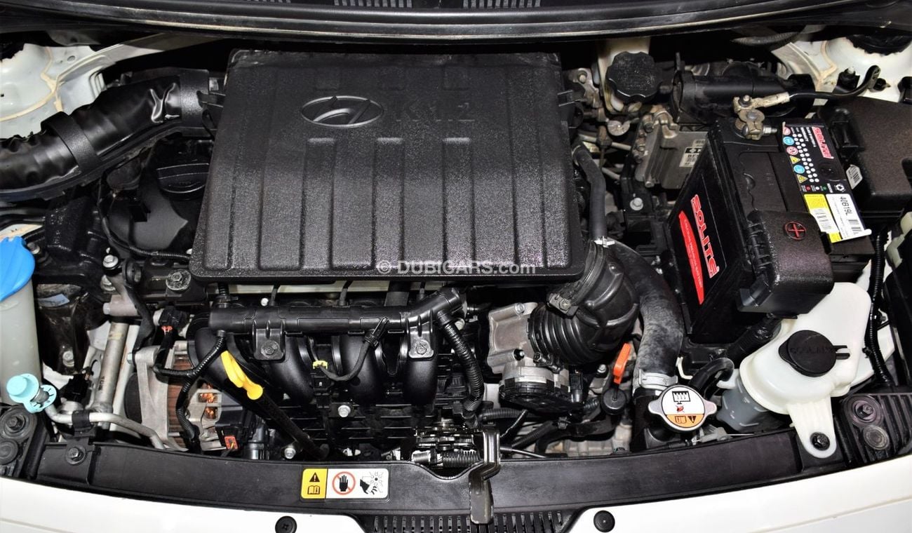 Hyundai i10 ORIGINAL PAINT ( صبغ وكاله ) ONLY 81,000KM Hyundai i10 2015 Model!! in White Color! GCC Specs