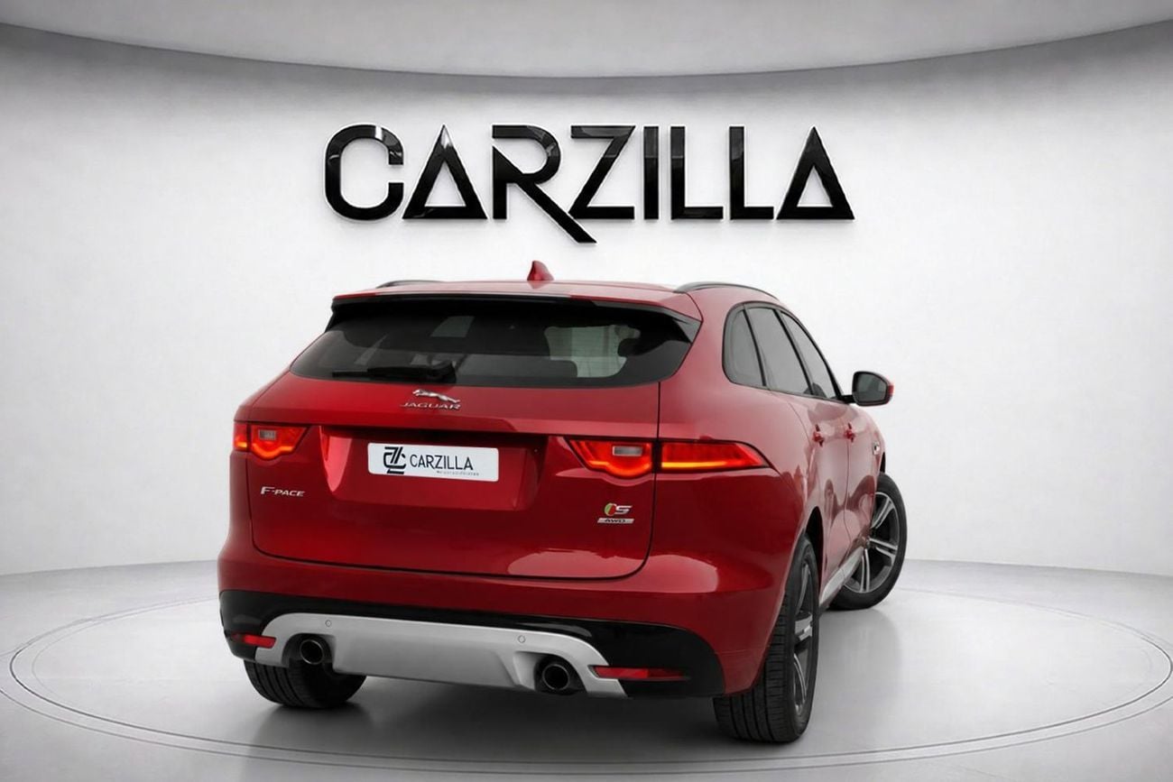 Jaguar F-PACE S Jaguar F-PACE 2018 l Supercharged V6 l AED 1,069 / Monthly