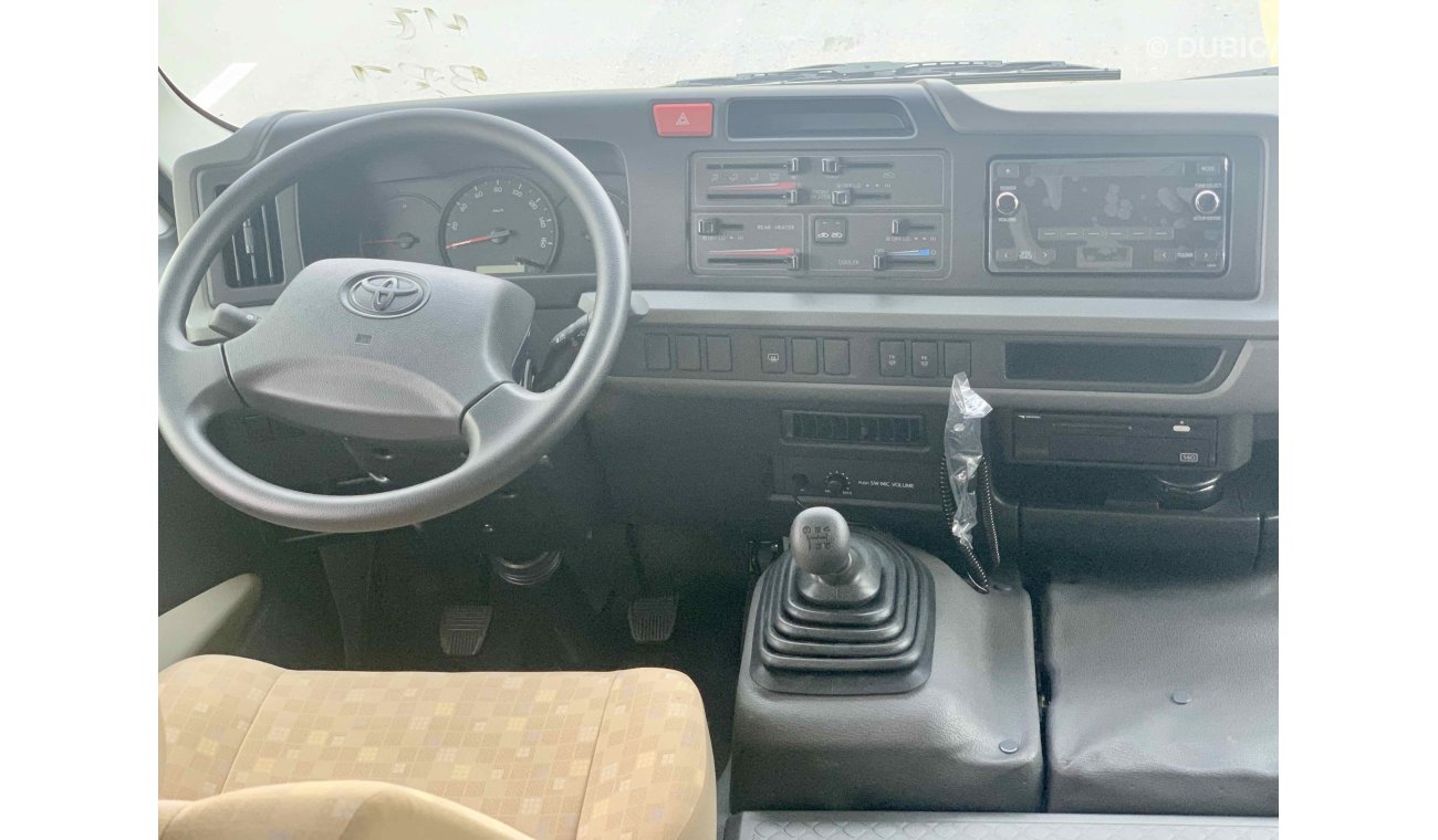 Toyota Coaster 2019 - V6 — 4200cc — DIESEL— 30 SEAT -- 2 POINT SEAT BILT -- ORIGINAL FABRIC SEAT --- AUTOMA