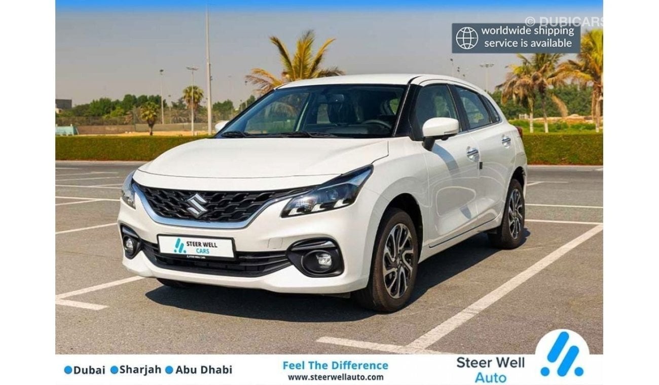 سوزوكي بالينو GLX 5 Seater Hatchback 1.3L A/T Petrol | Full Option - GCC Specs | Book Now With Us