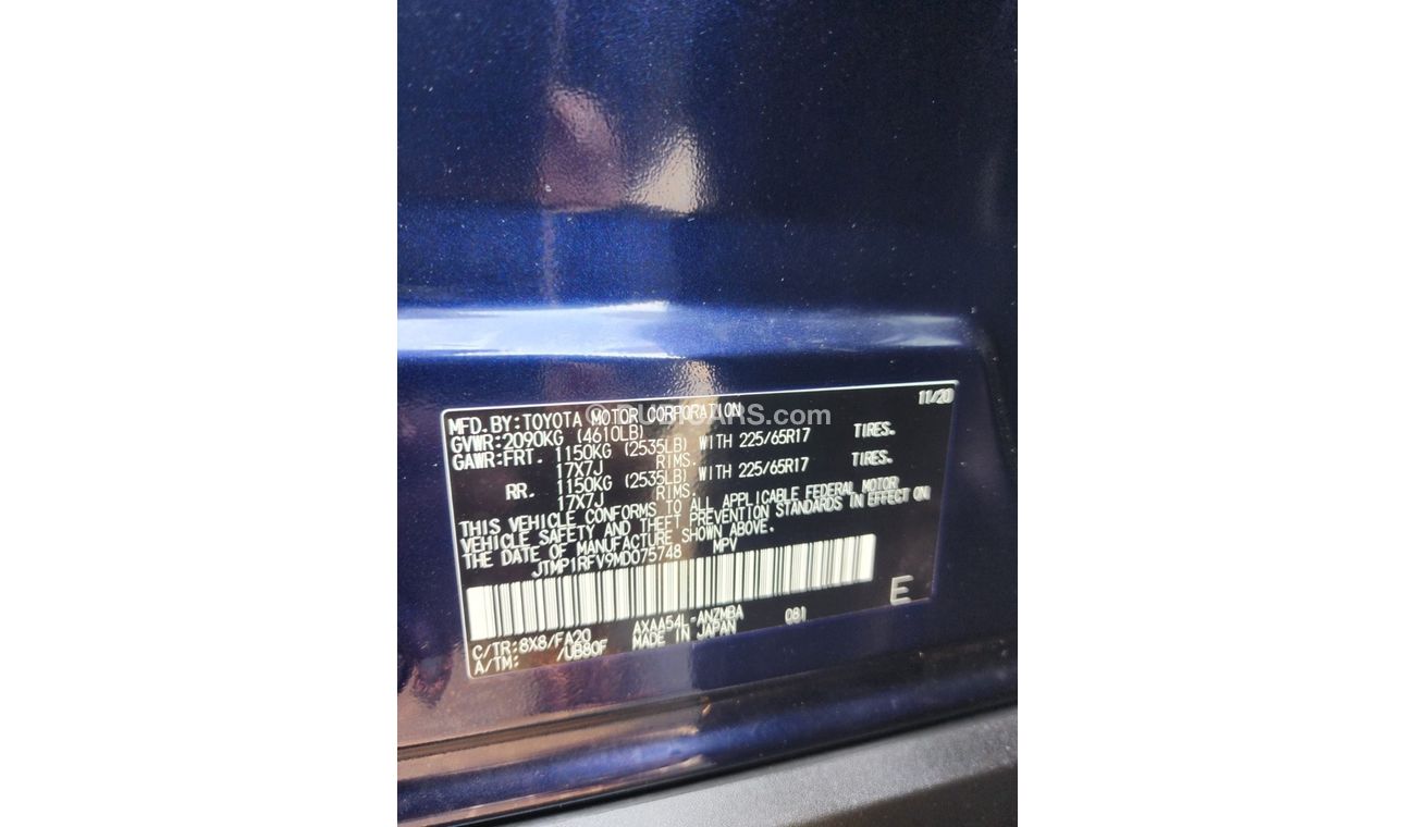 Toyota RAV4 TOYOTA RAV4 XLE FULL OPTIONS 2021 MODEL