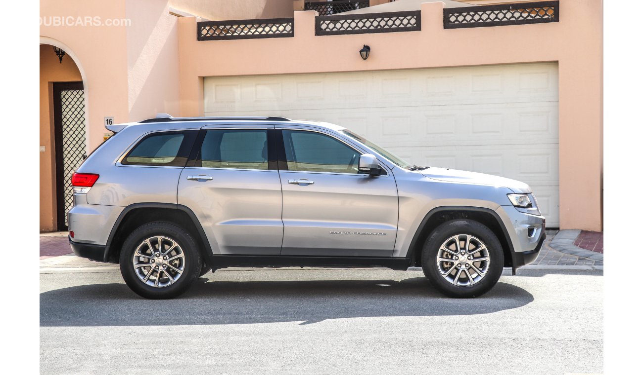 Jeep Grand Cherokee Limited 2015 GCC under Warranty with Zero downpayment.