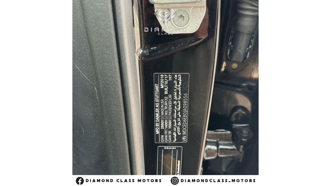 Mercedes-Benz GLE 43 AMG Coupe Mercedes GLE 43 AMG   Black Edition  V6-Biturbo Panoramic  Full Option  GCC 2018 Under Warrant