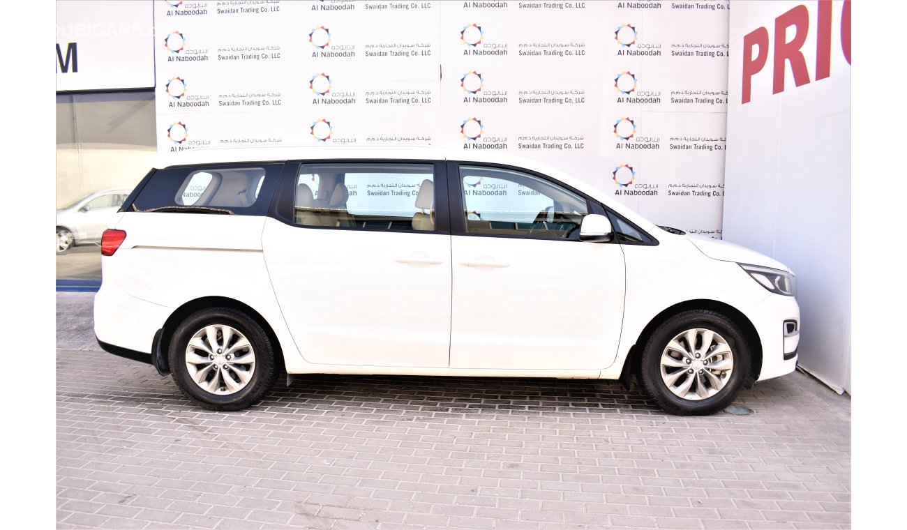 Kia Carnival AED 1762 PM | 3.3L LX V6 GCC WARRANTY