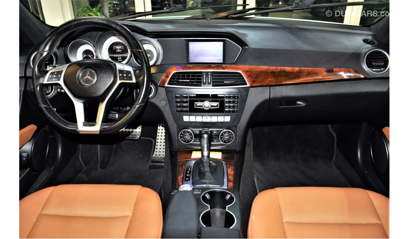 مرسيدس بنز C 300 AMAZING Mercedes Benz C300 AMG-Kit With ( C63 Emblem ) 2013 Model!! in White Color! American Specs