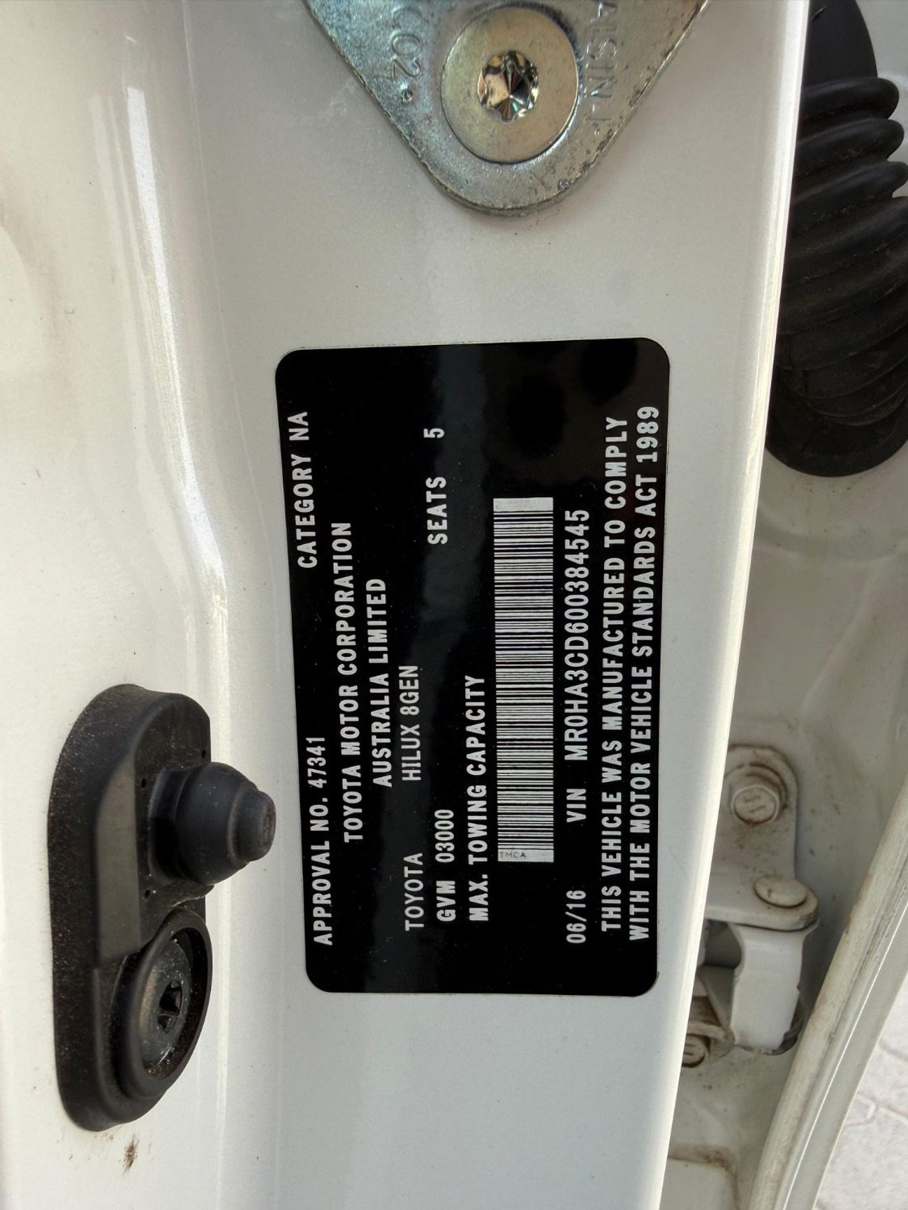 Toyota Hilux SR5 export from Australia