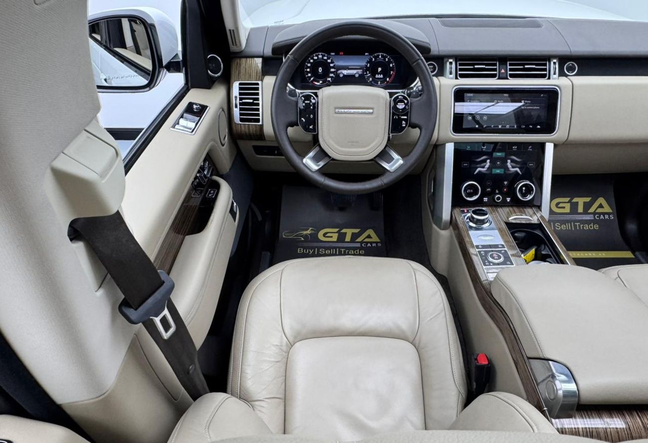 لاند روفر رينج روفر HSE 3.0L (375 HP) 2019 Range Rover Vogue HSE, Full Service History, 1 Year Warranty, GCC