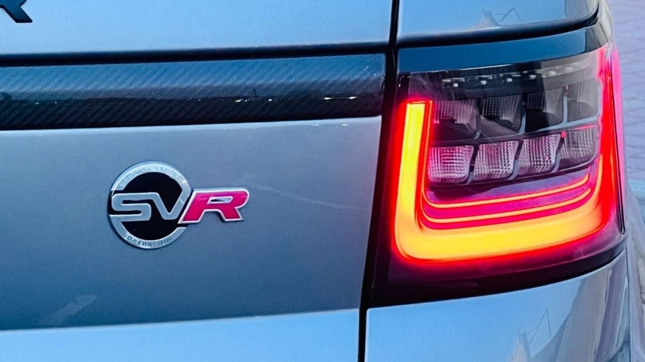Land Rover Range Rover Sport AED 6,100 PM | SVR CARBON EDITION | UNDER WARRANTY | BRAND NEW CONDITION | LOW MILEAGE