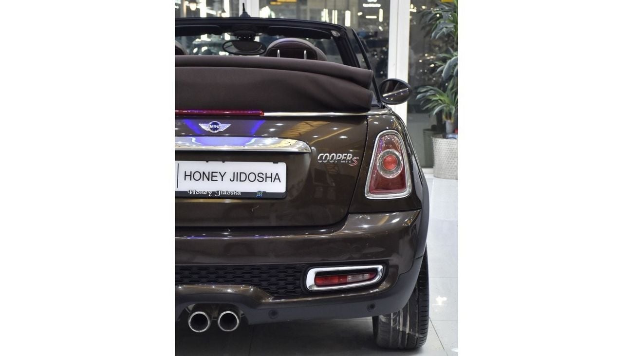 Mini Cooper S EXCELLENT DEAL for our Mini Cooper S Convertible ( 2011 Model ) in Brown Color GCC Specs