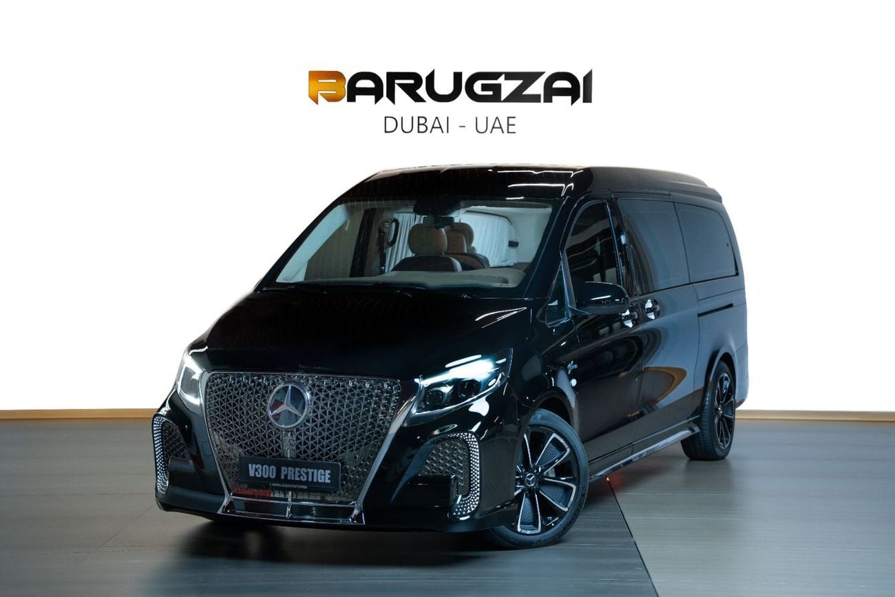 Mercedes-Benz V 300 Built by Barugzai | Prestige Edition| Fully Custom | 2 Years Warranty