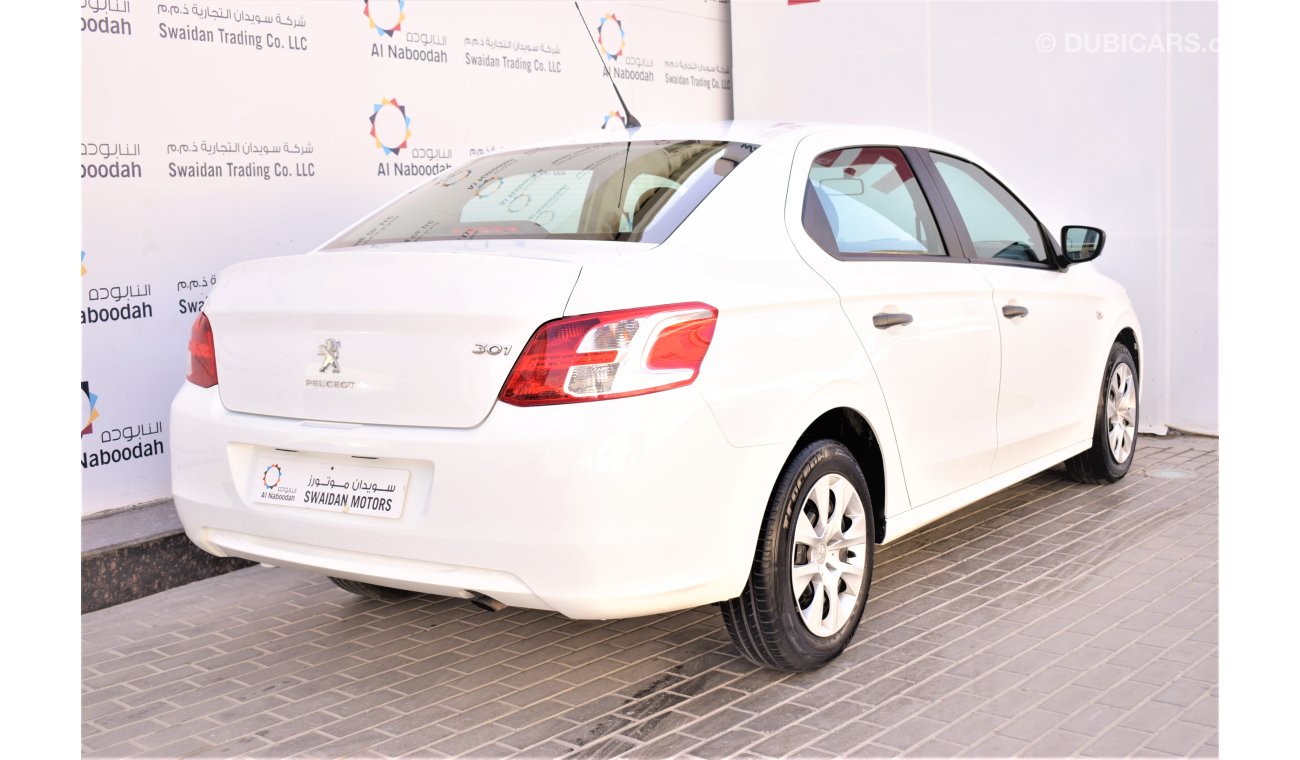 Peugeot 301 AED 490 PM | 0% DP | 1.6L ACCESS 2017 GCC WARRANTY