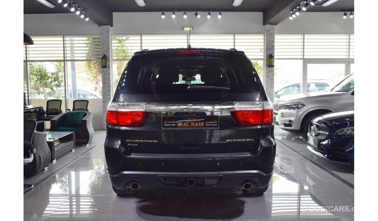 Dodge Durango Citadel | V8 5.7L | GCC Specs | Full Service | Single Owner | Accident Free | Excellent Condition