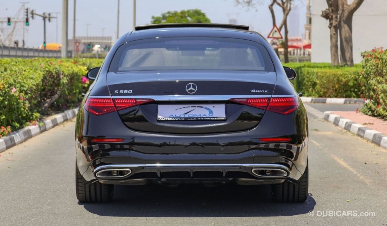 Mercedes-Benz S 580 4Matic V8 4.0L , GCC 2023 , 0Km , With 2 Years Unlimited Mileage Warranty @EMC