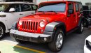 Jeep Wrangler Sport Unlimited, 3.6L-V6 4X4, GCC Specs with Warranty and Service until Nov 2021 or 100,000km