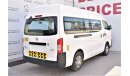 Nissan Urvan AED 1370 PM | 0% DP | 2.5L NV-350 13-STR GCC