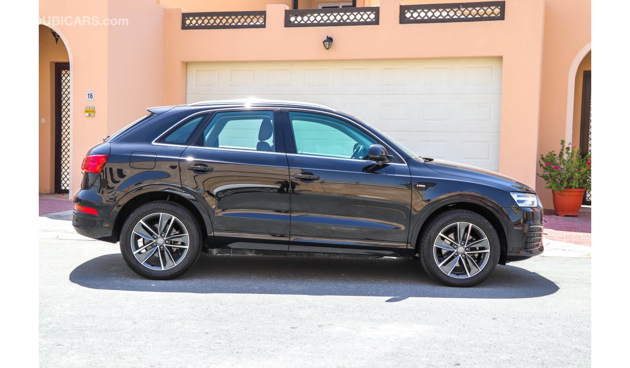 Audi Q3 35TFSI 2016 GCC under Warranty with Zero downpayment