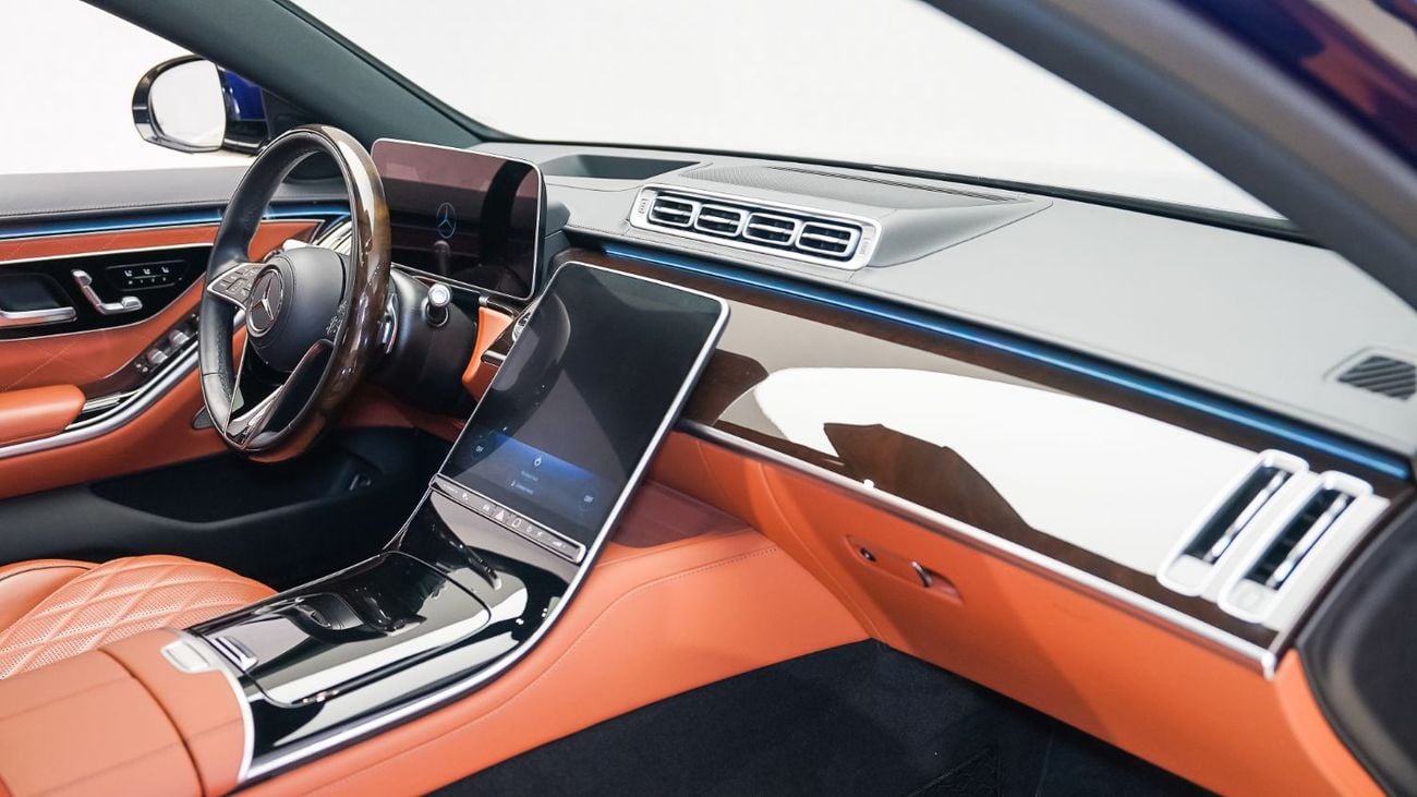 Mercedes-Benz S 450 4M 3.0L (367 HP) AMG Line | AED 7,377 PM | Rear Ent, Special Colour, Low KM | Ramadan Offer