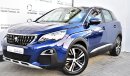 Peugeot 3008 1.6L ALLURE 2018 GCC SPECS AGENCY WARRANTY