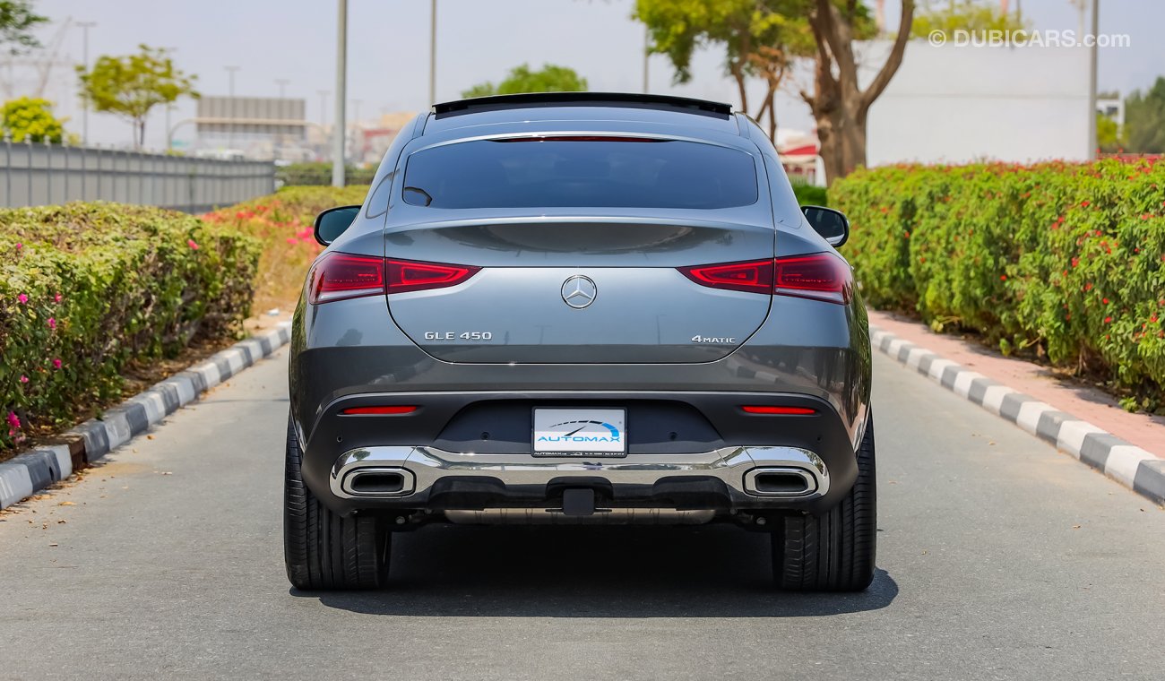 Mercedes-Benz GLE 450 AMG Coupe , 4MATIC , GCC , 2021 , 0Km , W/3 Yrs or 100K Km WNTY