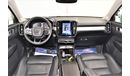 فولفو XC 40 AED 11759 PM | XC 40 T5 MOMENTUM AWD 2.0 AT FULL OPTION 2018 GCC DEALER WARRANTY