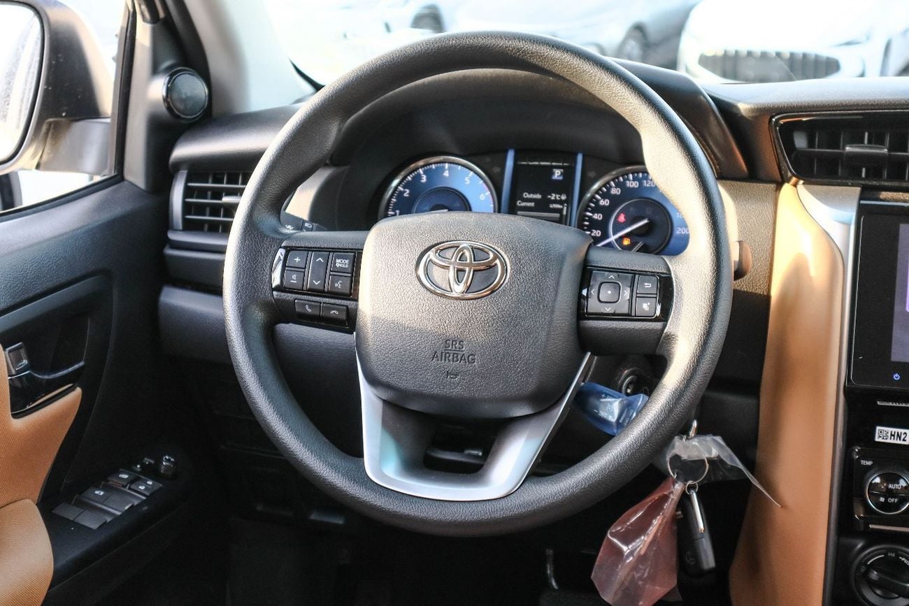 Toyota Fortuner EXR 2.7L (160 HP)  Toyota Fortuner (TGN156) – 2.7L Petrol – SR5 – 4WD – White – 2025 Model