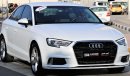 Audi A3 Audi A3 2018 GCC in excellent condition, without paint, without accidents, very clean from inside an