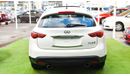 Infiniti FX50 2009 GCC model, fingerprint slot, rear camera, leather, cruise control, sensor wheels, in excellent