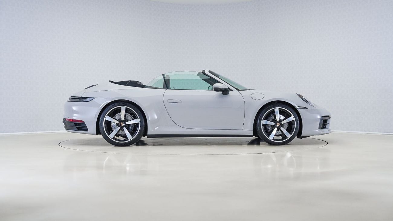 بورش 911 Carrera 3.0L (380 HP) Convertible | AED 8,758 PM | Warranty September 2026 | GCC