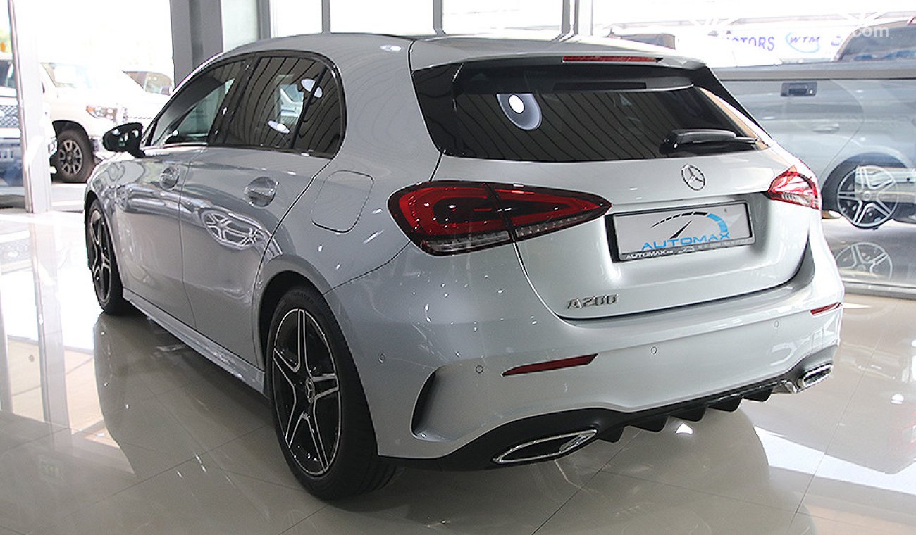 Mercedes-Benz A 200 AMG 2018, V4-Turbo GCC, 0km with 2 Years Unlimited Mileage Dealer Warranty